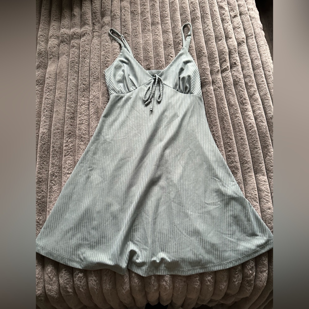 Forever 21 teal dress